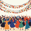 energetic jewish melody crafted for joyful dancing events.