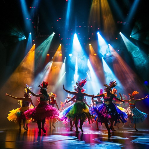 A delightful instrumental piece invoking the exuberance of a broadway dance number. Bright and vivacious, it features playful rhythms and uplifting melodies that invite you to imagine a sun drenched stage brimming with colorful performances and joyful expressions.