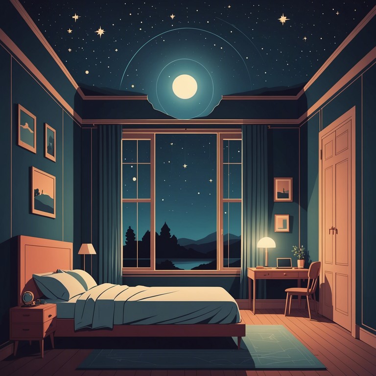 Imagine a gentle, enveloping track symbolizing the calmness of midnight, with soft layers of harmony that echo the whispering winds of a peaceful night. The sound helps listeners drift into a realm of deep contemplation and rest, making it an ideal companion for late night introspection or sleep.