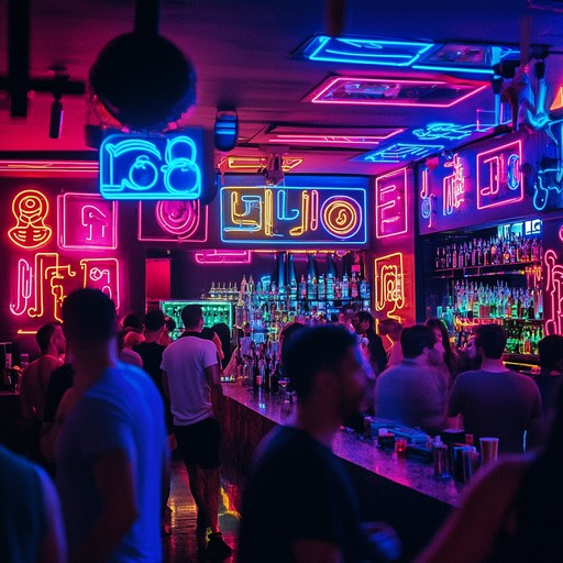 Feel the pulse of the 80s with this retro track, blending powerful synths and rhythms to mimic the exhilarating energy of classic dance parties. Neon lights and energetic beats promise a nostalgic yet invigorating experience.