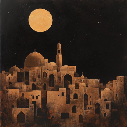 A mesmerizing instrumental piece that captures the essence of enchanted middle eastern nights through the evocative sound of the oud, painting a picture of ancient mysteries and silent, star filled skies. The music flows softly, touching on themes of solitude and introspection.