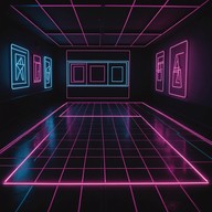 dance under synthetic skies with groovy undertones
