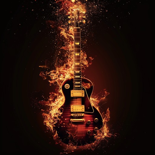 An electrifying grunge guitar track that inspires triumph and encases a journey from struggle to victory, featuring powerful riffs and uplifting progressions that grow dynamically, making listeners feel strong and invincible.