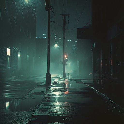 This track embodies the essence of nighttime in an urban environment. The beats reflect the rhythmic pulse of the city's underbelly, capturing both the tension and vitality of street life. The music flows through varying degrees of intensity, mimicking the unpredictable nature of city sounds at night. The deep bass and crisp snares create an enveloping atmosphere that's both immersive and reflective.