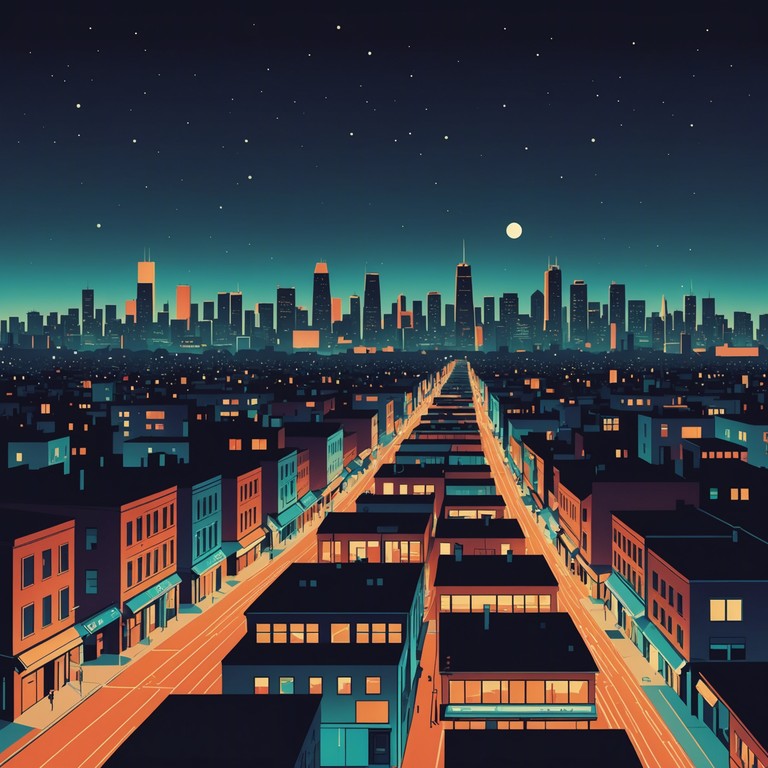 Expanding on the original theme, this alternative version dives deeper into the sounds of nighttime in the city, exploring more subdued, yet still energetic textures. It uses slightly altered motifs that reflect the neon lights and after hours vibe of urban centers, providing a different, though complementary, auditory experience.