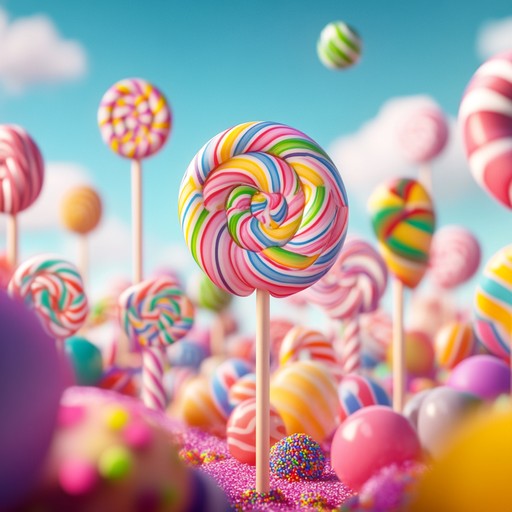 Immerse yourself in a delightful, playful journey through whimsical melodies and vibrant beats. This instrumental piece captures the colorful essence of a magical candyland, where every note brings sweetness and joy. Perfect for lifting spirits and invoking childlike wonder.