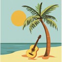 upbeat fusion of surf rock and reggae vibes.