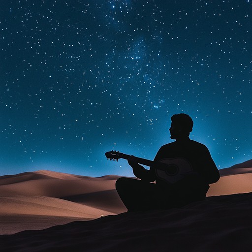 An evocative instrumental piece that fuses the sultry vibes of torch lounge jazz with the mystique of middle eastern music. The track features a haunting saxophone melody intertwined with traditional oud harmonies, creating an intense atmosphere of longing and desire under a desert moon.