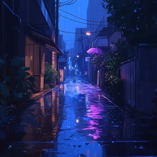 An ambient deep house track featuring lush synthesizers and subdued rhythms, evoking late night reflections while strolling alone through the serene urban environment, under the glow of city lights.