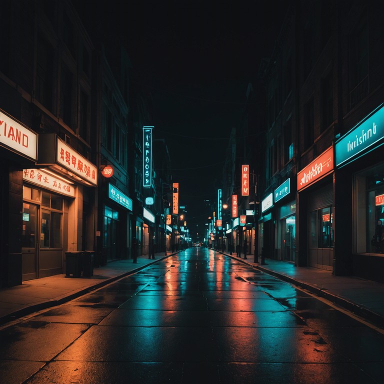 Drawing from the energy of a dimly lit city street at night, this track combines the pulse of rock with an underlying dance beat, encapsulated by a shroud of mystery. Its echoing, intricate melodies are brought alive through subtle guitar strokes, crafting an enigmatic vibe ideal for a reflective night time drive.