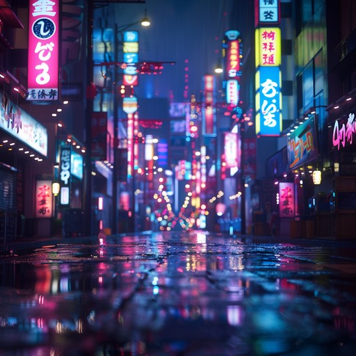 Effervescent and energetic, this track captures the vibrant nightlife of tokyo. Upbeat synths drive the fast paced rhythms while bright melodies weave a playful and entertaining soundscape. Perfect for capturing the bustling, dynamic atmosphere of city life.