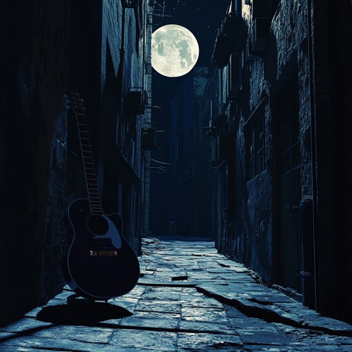 An intense instrumental blues piece that captures the raw emotion of midnight wanderings down a dark alleyway. The electric guitar howls and moans, reflecting the struggle and passion of the genre, while the backing band provides a driving rhythm that keeps the energy high and the mood intense.