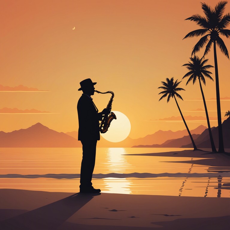 This composition features a deeply relaxing atmosphere where smooth jazz meets the warm nuances of soul, designed to mimic the serene mood of a sunset. Saxophone melodies echo a tender yet profound depth, enticing listeners into a state of blissful calm, serving as a perfect backdrop to evenings of introspection or gentle conversation.