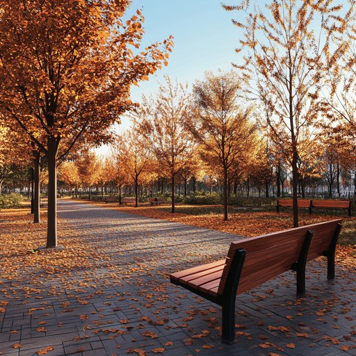 A delicate, minimalist composition featuring a solo piano. The melody meanders gently, evoking the loneliness and beauty of an autumn sky. Notes are spaced out, creating a sense of yearning and introspection, akin to the drifting of leaves falling slowly to the ground. This quiet piece resonates with deep emotional undercurrents, perfect for reflective moments.