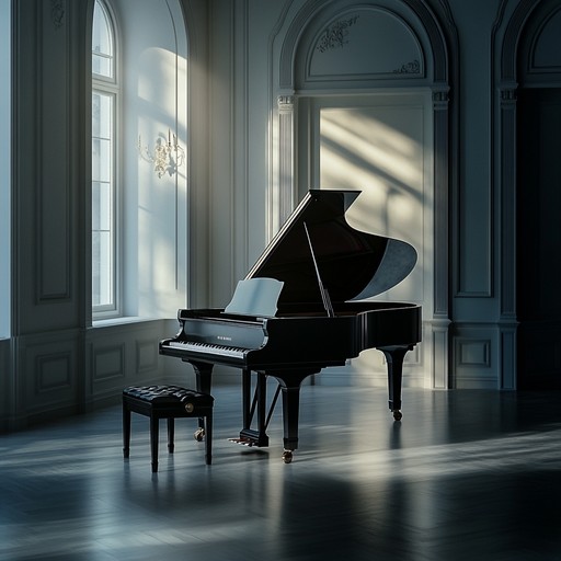 A captivating neoclassical piece featuring ethereal melodies that evoke a sense of longing and introspection. The delicate piano plays intricate, sorrowful tunes that build into an emotionally charged crescendo, immersing listeners in a poignant narrative of bittersweet memories and unfulfilled dreams.