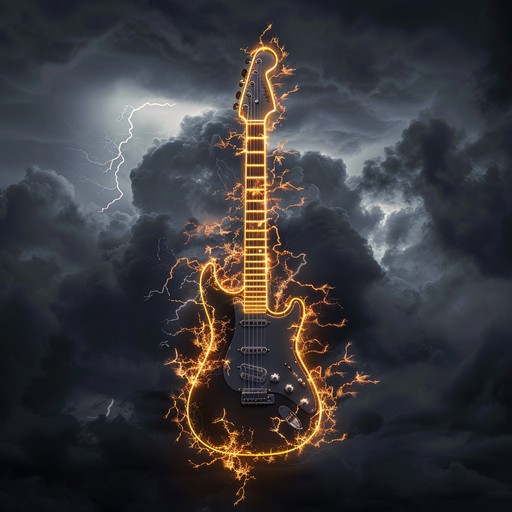 An instrumental track featuring thunderous metal guitar riffs complemented by relentless drumming, creating an environment of power and intensity. This composition is designed to evoke a sense of energy and determination, with crashing cymbals and rapid double bass kick drum patterns driving the rhythm forward. The bridge brings in atmospheric touches with an ethereal guitar solo that adds an emotional depth, making it perfect for cinematic or vengeful scenes.