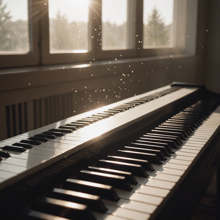 As the gentle keys of the piano press onwards, listeners are invited into a world where each note reflects a whisper of the past or a murmur of future hopes. This ambient piece creates a canvas where emotions paint themselves in subdued, yet impactful strokes.