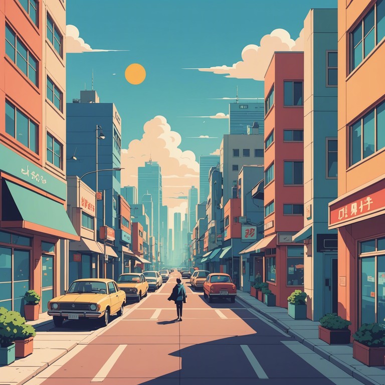 Imagine a track that opens with the sun rising over a vibrant anime cityscape, setting the tone for a day filled with delightful escapades and heartwarming friendships. It’s ideal for setting an uplifting mood right from the start.