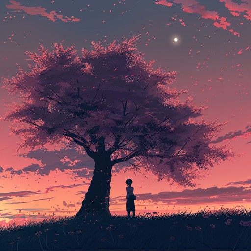 A cinematic and atmospheric piece with lush strings and ethereal synths, perfect for sophisticated anime scenes, invoking a sense of mystery and deep emotional resonance.