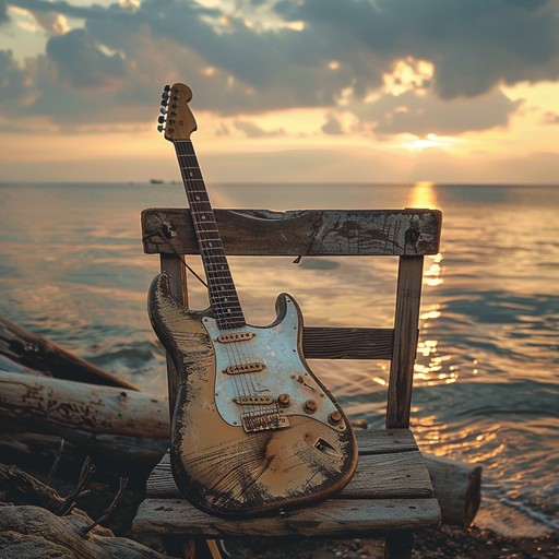 Experience the essence of soulful rock through captivating harmonies and expressive electric guitar melodies, invoking the serene beauty of a sunset. A perfect blend of classic rock and blues, enriched with emotional and nostalgic undertones to touch the listener's soul