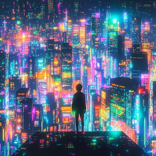 An energetic and uplifting instrumental track inspired by vibrant anime worlds, featuring catchy synthesizer melodies, dynamic rhythms, and an infectious beat that captures the excitement and action of anime adventures.