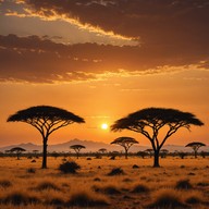 vibrant beats meet african sunrise.