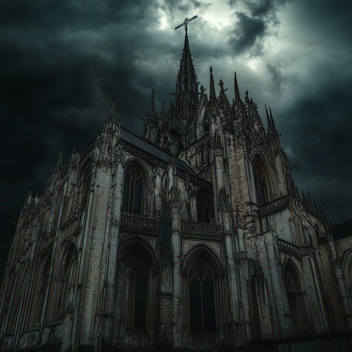 Experience an emotionally intense classical arrangement that captures the foreboding essence of gothic architecture. With violins leading a symphony of dark harmonies, each note adds to the suspense and fear, making it perfect for a spine chilling ambiance.