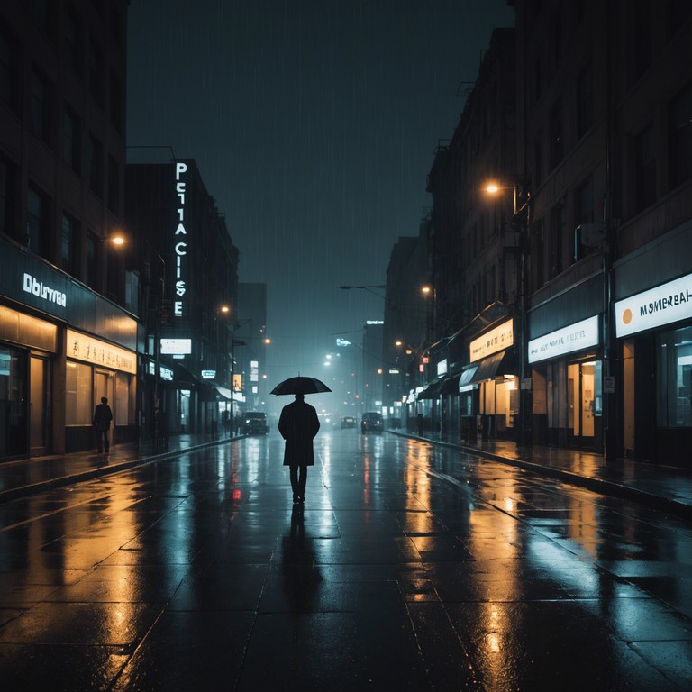 Delving deeper into the nocturnal soul of the city, this track uses layered synthesizer sounds to paint a picture of urban isolation and the complex emotions of being alone in a crowded place.