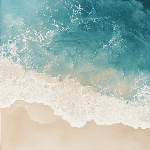 A tranquil ambient composition inspired by the gentle lapping of waves on a serene coast. The soothing synth hues blend seamlessly to evoke a calming and relaxing atmosphere, creating an ideal background for meditation or unwinding after a long day.