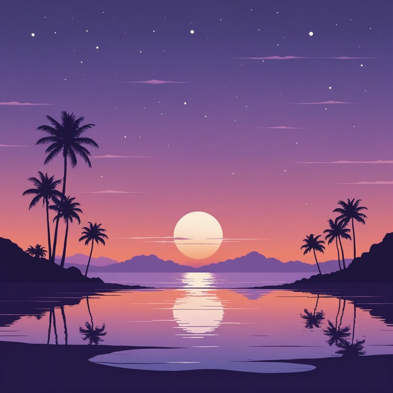 This alternative version taps directly into the heart of a tropical sunset, enhanced with a chilled mambo rhythm. The musical arrangement accentuates a gentle sway, evoking feelings of relaxation and tranquility. It's ideal for a relaxed evening or a peaceful moment alone.