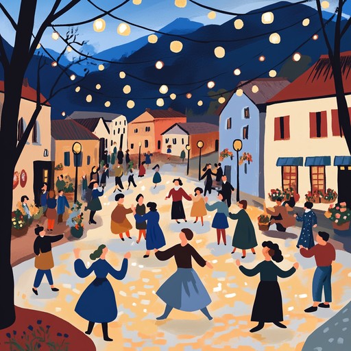 A lively instrumental polka capturing the spirit of a festive village gathering, with energetic rhythms encouraging everyone to join the dance.