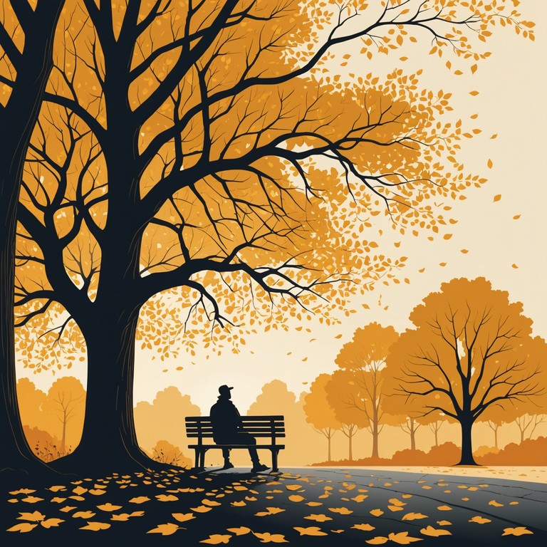 This music piece captures the gentle, calming influence of autumn, as melodies delicately float around like leaves caught in a serene breeze. It embodies a contemplative mood, echoing the quiet changes of the season with soft, lingering notes that seem to whisper to the soul.