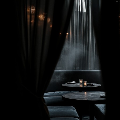 A haunting cabaret piece with soft, eerie melodies and a mysterious atmosphere. It weaves soothing piano arrangements with dark undertones, creating a relaxed yet sinister mood, perfect for a smoky, shadowy bar scene.