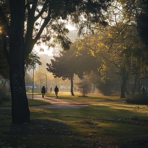 A bright and breezy composition featuring gentle guitar strums and soft percussion, evoking the feeling of a carefree summer afternoon. The melody flows easily, making it perfect for relaxing and unwinding during a sunny day. The music will make you feel as if you’re taking a leisurely walk through a scenic park, appreciating the simple joys of life.