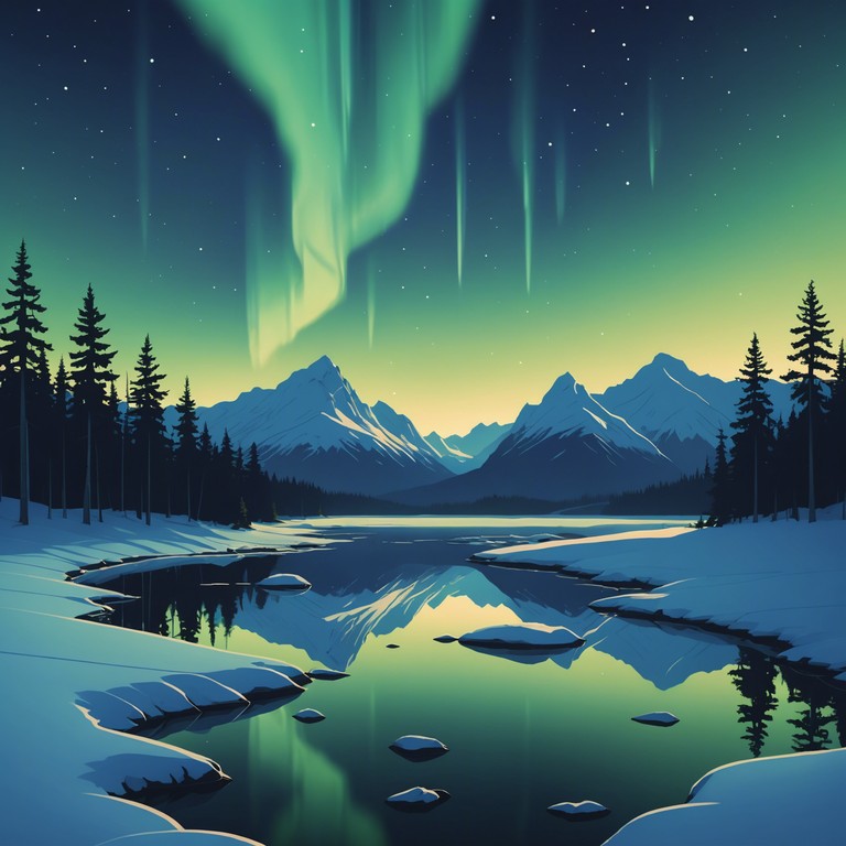 This instrumental offering provides a blend of smooth jazz and soft electronic influences under the mesmerizing northern lights, creating a soothing and reflective mood that celebrates finland's enchanting nighttime beauty.