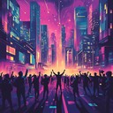 an uplifting instrumental capturing euphoric energy of city nights.