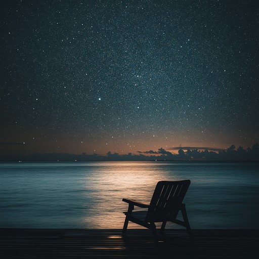 A serene instrumental piece featuring rhodes piano and subtle ambient sounds, designed to transport listeners to a tranquil state under the gentle glow of moonlight.