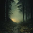 a calm, mysterious melody weaving through twilight woods