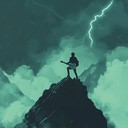 immersive hard hitting rock piece with mystical melodies
