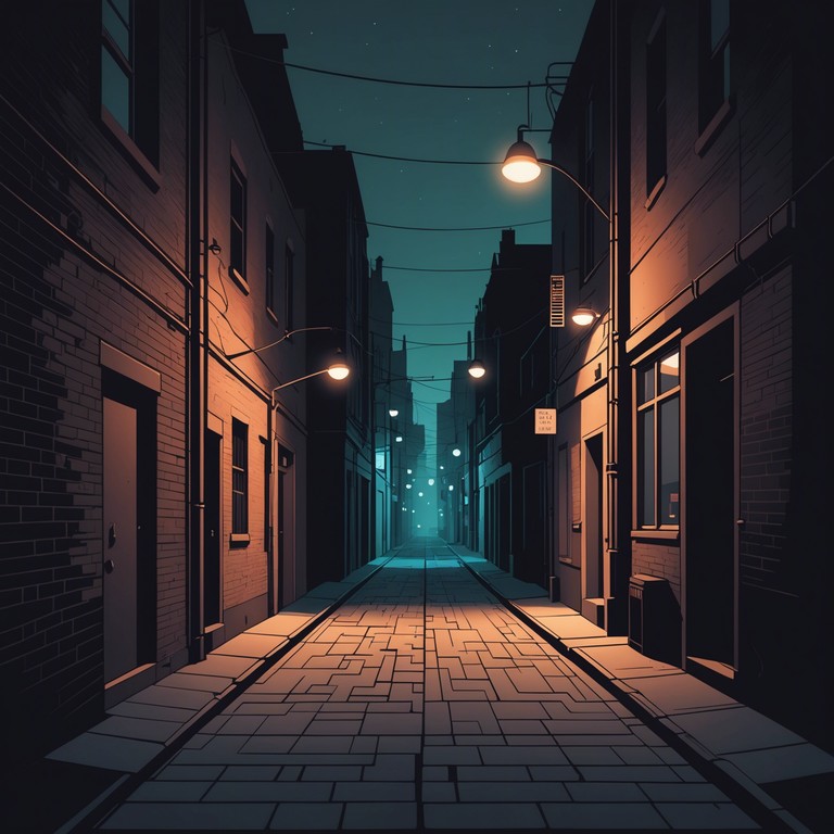 This track encapsulates the feel of a late night urban exploration with gritty synthesizers and deep bass. The sound creates an eerie, suspenseful journey through cityscapes at night, with the occasional bright synth stabs mimicking distant streetlights. The composition leans heavily into a modern edm structure, while still feeling enigmatic and shadow clad.