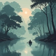 soothing sitar melody evoking peace