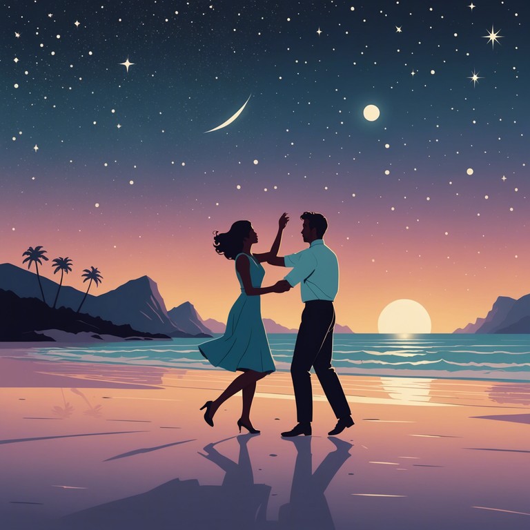 Imagine a warm, balmy night in cartagena, where the sultry rhythms of cumbia gently rise into the air, mixing with the whisper of the caribbean sea. This track embodies the essence of an intimate dance, inviting listeners to feel the soft sands and the rhythm of the night.