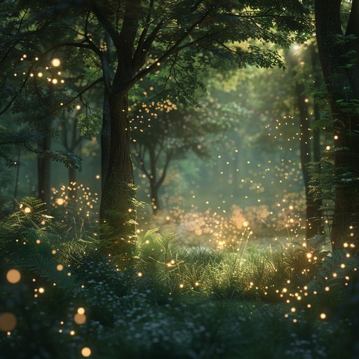 Take a peaceful walk through mystical woodlands, filled with soothing melodies and nature inspired harmonies. Feel the serenity and the magic of an enchanted forest gently envelop you, creating a dreamlike state.