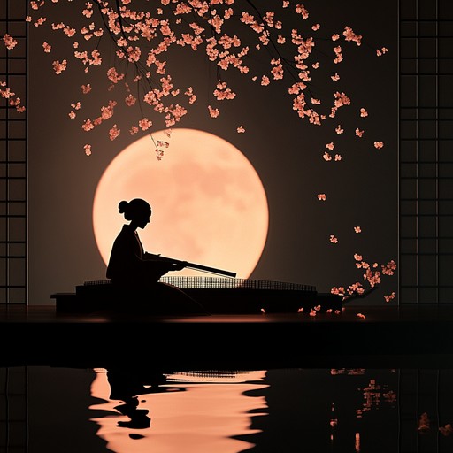 This instrumental weaves the intimate textures of bedroom pop with the traditional melodies of the japanese koto, creating a peaceful and nostalgic ambience that transports listeners to a quiet night beneath cherry blossoms.