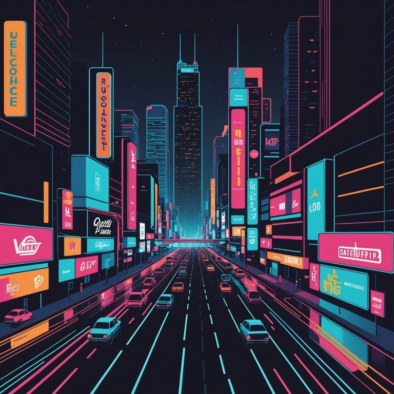 In this track, playful melodies intertwine with the harsh, electrified sounds of a cyberpunk cityscape, capturing the essence of a neon lit chase through futuristic alleyways. The music combines the traditional with the futuristic, using a synthesizer to mimic playful yet intense sequences that suggest a high energy, mischievous sprint across a tech infused playground.