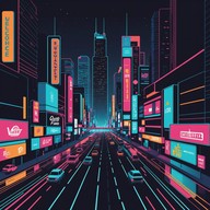 playful tunes meet gritty cyberpunk vibes