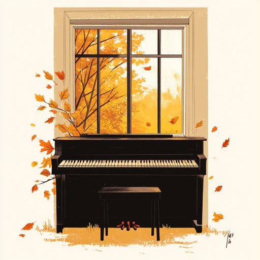 Expanding on the theme of autumn, this alternative version emphasizes the gentle touch and quieter moments of the season, employing a soft piano touch to underscore the peaceful retreat into winter. The music remains simple yet profound, offering a serene companion to evenings spent indoors as the weather cools.