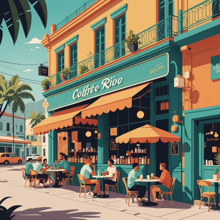 A perfect backdrop for a leisurely day at the beach or a quiet afternoon sipping cafezinho at a local café, featuring soft guitar strings and gentle rhythms that carry you away to a world of peace.