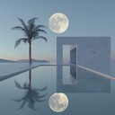 a tranquil journey through a mystical desert landscape