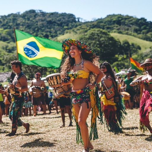 Incorporates lively guitar and percussion, embodying brazilian countryside's festive joy, dynamic rhythms.